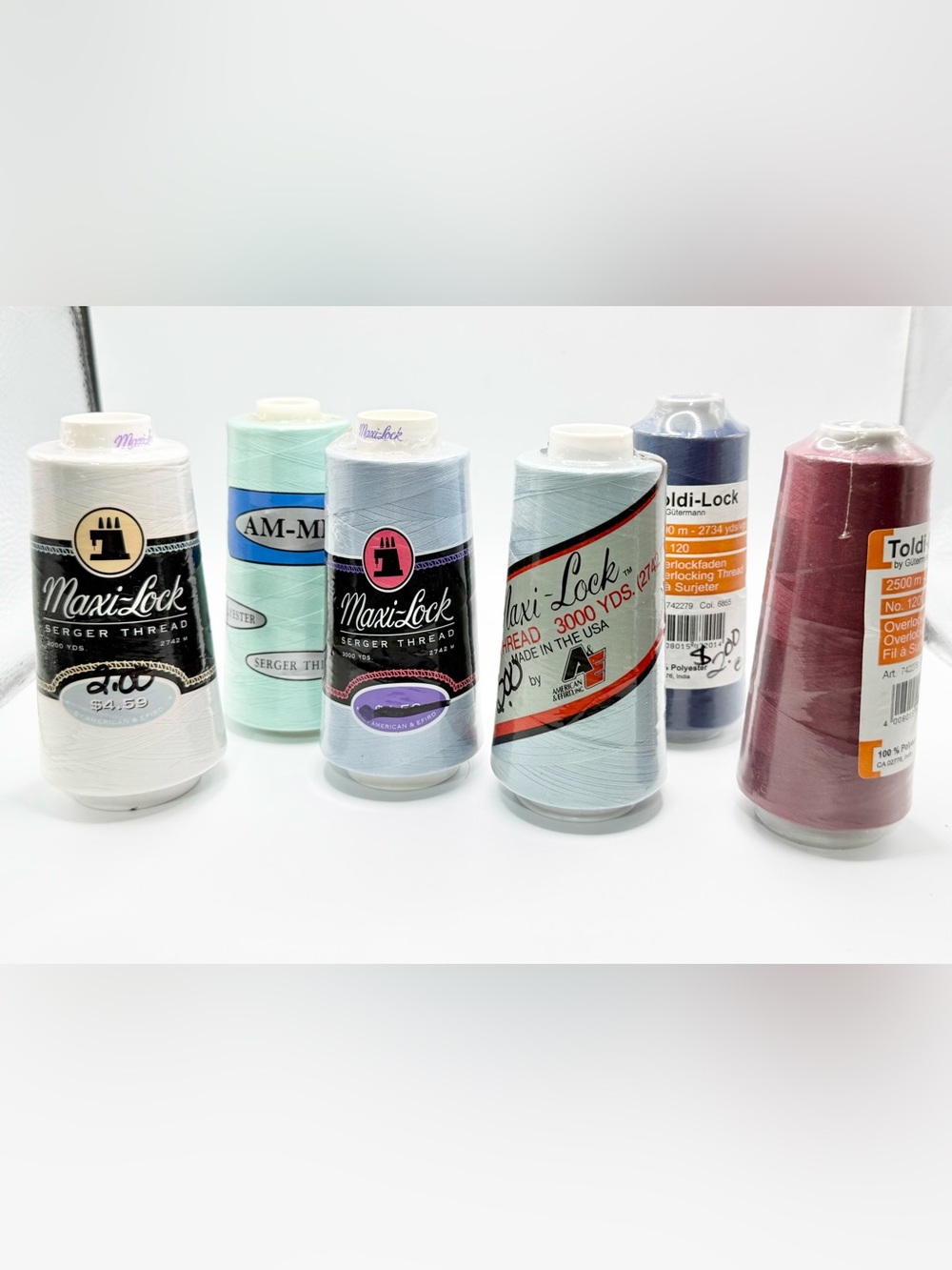Maxi-lock serger sewing thread new old stock